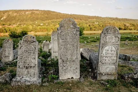 Photo of Jewish cemetery at Vadul Rascov