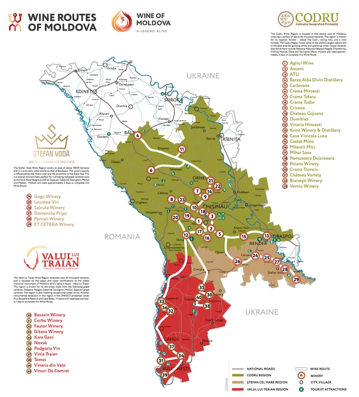 Moldova Wine Routes